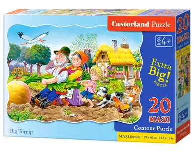 Castorland, Big Turnip, puzzle maxi, 20 elementów