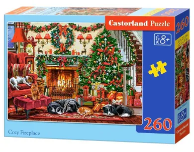 Castorland, Cozy Fireplace, puzzle, 260 elementów