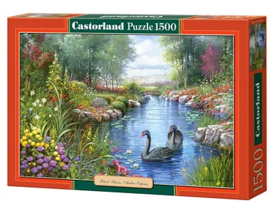 Castorland, Czarne łabędzie, puzzle, 1500 elementów