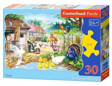 Castorland, Farma, puzzle, 30 elementów
