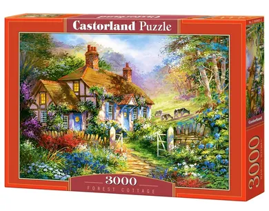 Castorland, Forest cottage, puzzle, 3000 elementów