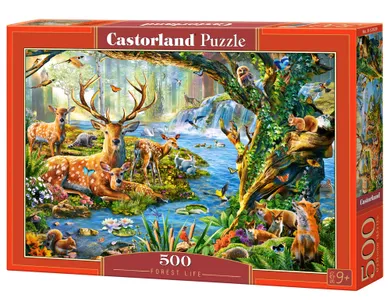 Castorland, Forest Life, puzzle, 500 elementów