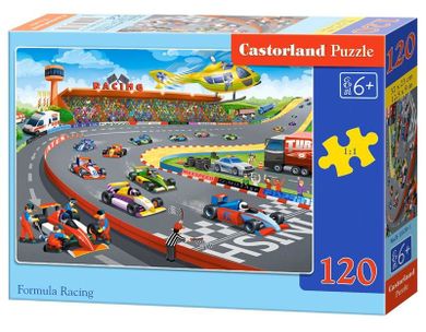 Castorland, Formula racing, puzzle, 120 elementów