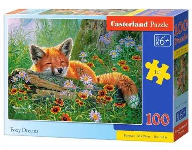 Castorland, Foxy Dreams, puzzle, 100 elementów