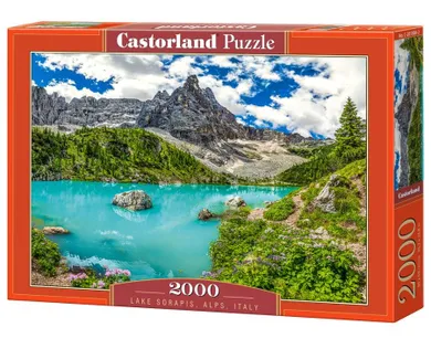 Castorland, Lake Sorapis, Alps, Italy, puzzle, 2000 elementów