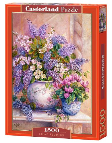 Castorland, Lilac Flowers, puzzle, 1500 elementów