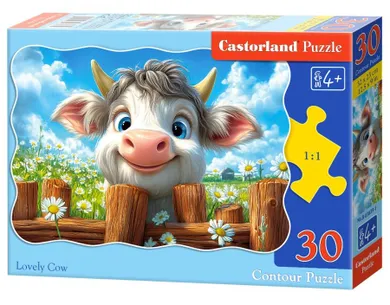 Castorland, Lovely Cow, puzzle, 30 elementów