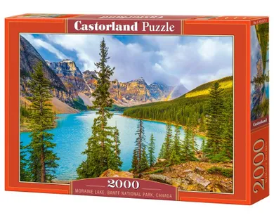 Castorland, Moraine Lake, Banff National Park, Canada, puzzle, 2000 elementów