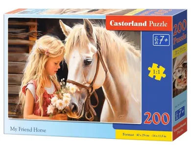 Castorland, My Friend Horse, puzzle, 200 elementów