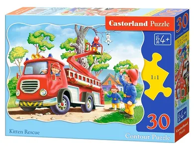 Castorland, Na ratunek kotu, puzzle, 30 elementów