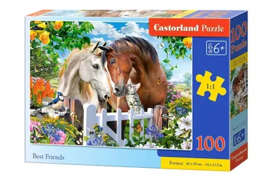 Castorland, Najlepsi przyjaciele, puzzle, 100 elementów