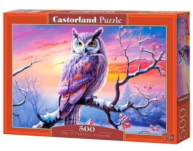 Castorland, Owl's Perfect Evening, puzzle, 500 elementów