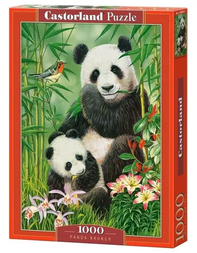 Castorland, Panda Brunch, puzzle, 1000 elementów