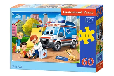 Castorland, Pierwsza pomoc, puzzle, 60 elementów