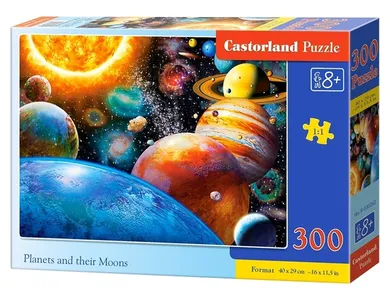 Castorland, Planets and their Moons, puzzle, 300 elementów