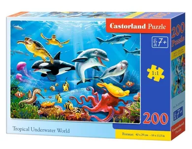 Castorland, Podwodny świat, puzzle, 200 elementów