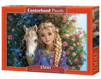 Castorland, Princess With a Horse, puzzle, 1500 elementów