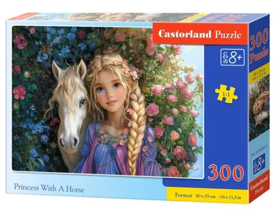 Castorland, Princess With A Horse, puzzle, 300 elementów