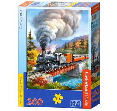 Castorland, Przejazd kolejowy, puzzle, 200 elementów