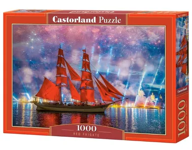 Castorland, Red Frigate, puzzle, 1000 elementów