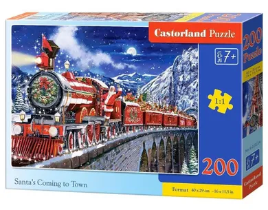 Castorland, Santa's Coming to Town, puzzle, 200 elementów