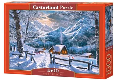 Castorland, Śnieżny poranek, puzzle, 1500 elementów