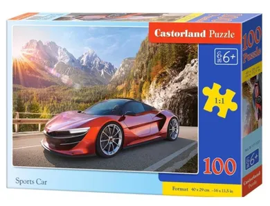 Castorland, Sportowy samochód, puzzle, 100 elementów