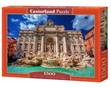 Castorland, The Trevi Fountain, Rzym, puzzle, 1500 elementów