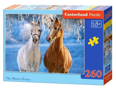 Castorland, The Winter Horses, puzzle, 260 elementów
