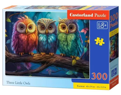 Castorland, Three Little Owls, puzzle, 300 elementów