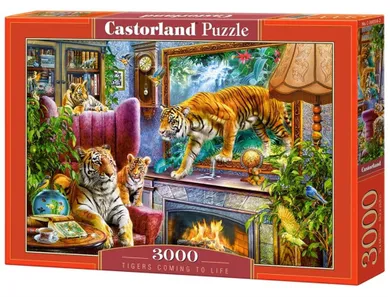 Castorland, Tigers Coming to Life, puzzle, 3000 elementów