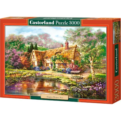Castorland, Twilight at woodgreen pond, puzzle, 3000 elementów