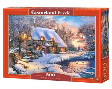 Castorland, Zimowa chatka, puzzle, 500 elementów