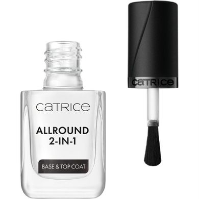 Catrice, Allround 2-in-1 Base & Top Coat, baza i top do paznokci, 10.5 ml