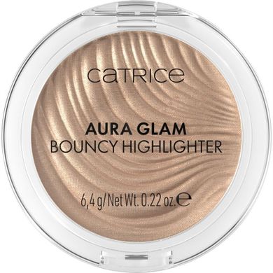 Catrice, Aura Glam Bouncy Highlighter, rozświetlacz do twarzy, 010 Moonlit Sand, 6.4g