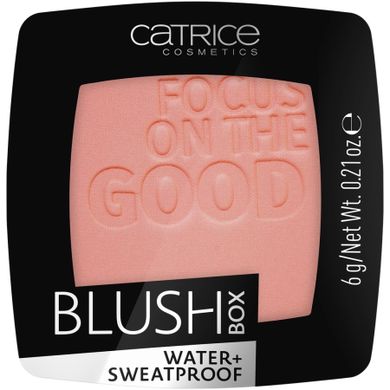 Catrice, Blush Box Water + Sweatproof, wodoodporny róż do policzków, 025 Nude Peach, 6g