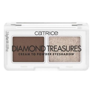 Catrice, Diamond Treasures Cream to Powder Eyeshadow, kremowo-pudrowy cień do powiek, 010 Hazel Spark, 2.8g