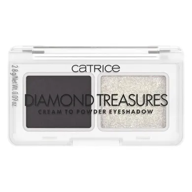 Catrice, Diamond Treasures Cream to Powder Eyeshadow, kremowo-pudrowy cień do powiek, 030 Smokey Diamond, 2.8g