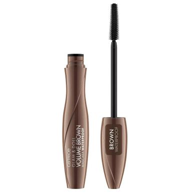 Catrice, Glam & Doll Volume, wodoodporny tusz do rzęs, Brown, 10 ml