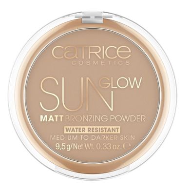 Catrice, Sun Glow Matt Bronzing Powder, puder brązujący, 035 Universal Bronze, 9.5g