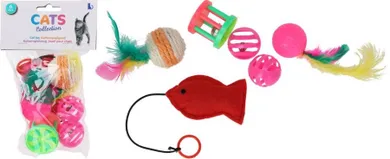 Cats Collection, zestaw zabawek dla kota, 6 szt.