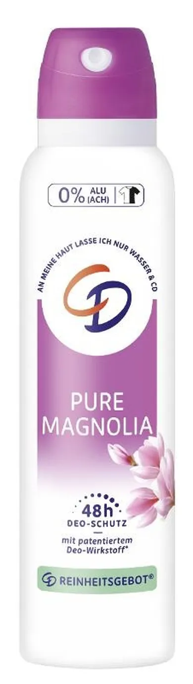 CD, pure dezodorant w sprayu, magnolia, 150 ml