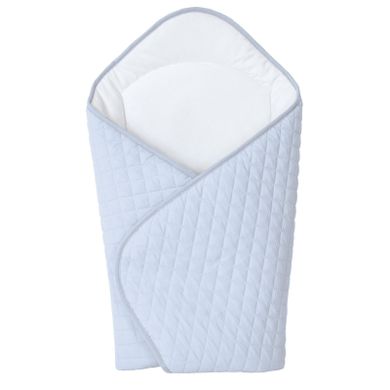 Ceba Baby, Caro, rożek dla niemowlaka, niebieski pikowany, 78-78 cm
