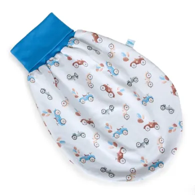 Ceba Baby, Retro Cars, śpiworek niemowlęcy, niebieski, 0-18 m
