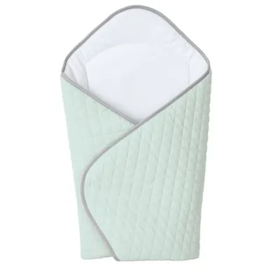 Ceba Baby, rożek dla niemowlaka, miętowy pikowany, 78-78 cm