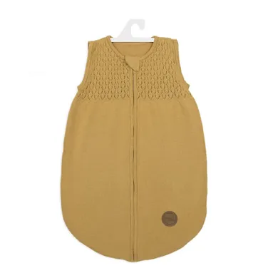 Ceba Baby, śpiworek dzianinowy, musztardowy, 62-42 cm
