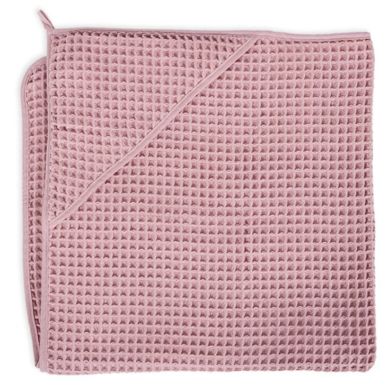 Ceba Baby, Waffle Line, ręcznik dla niemowlaka, Silver Pink, 100-100 cm