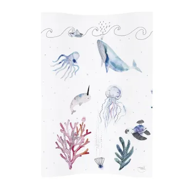 Ceba Baby, Watercolor World Ocean, przewijak miękki profilowany, 48-70 cm
