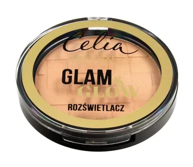 Celia, De Luxe, rozświetlacz, glam & glow, nr 106 gold, 9 g