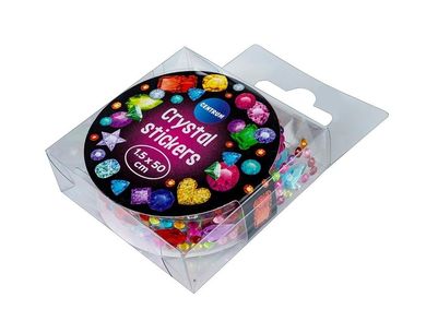 Centrum, Crystal Stickers, taśma samoprzylepna z diamencikami, 150-500 mm